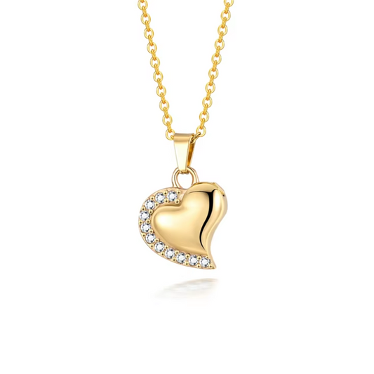 Cherished Crystals Heart Necklace