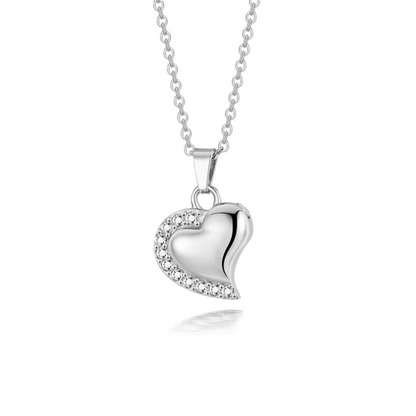 Cherished Crystals Heart Necklace