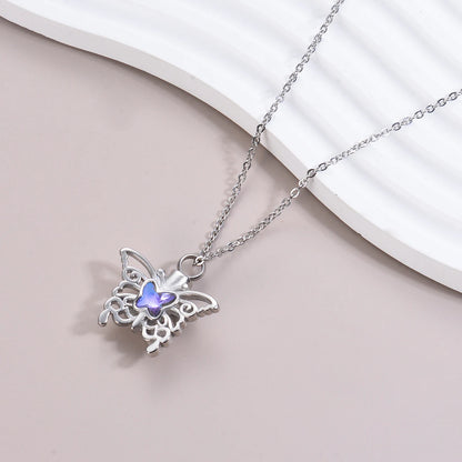 Crystal Butterfly Necklace