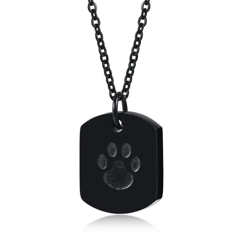 Paw & Heart Memorial Pendant