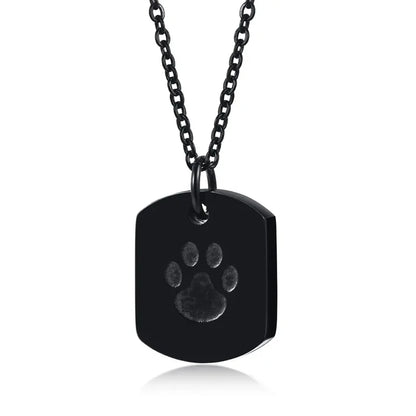 Paw & Heart Memorial Pendant