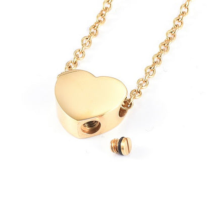 Closed Heart Necklace