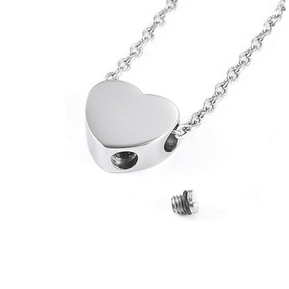 Closed Heart Necklace