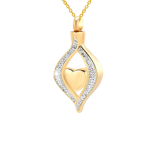 Crystal Heart of Memories Pendant